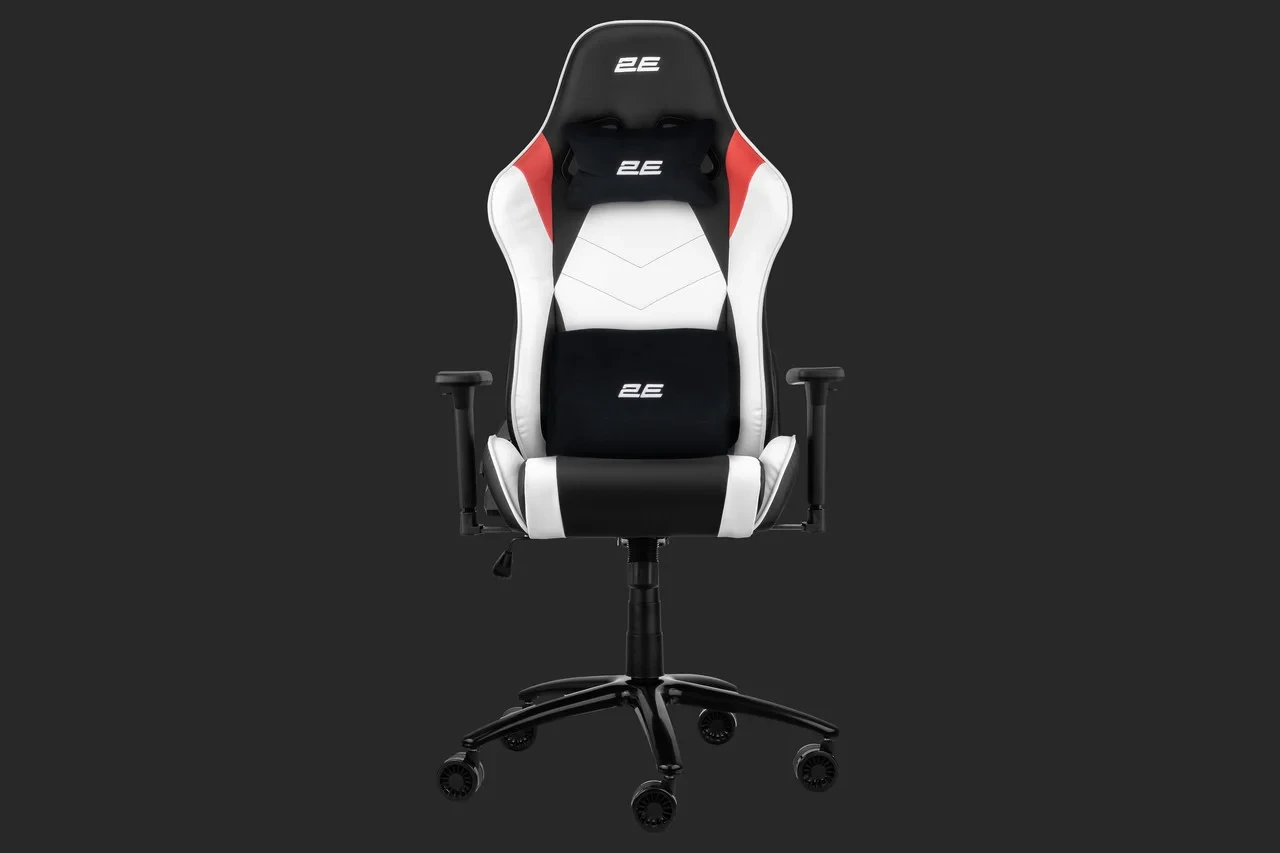 Игровое кресло 2E GAMING Chair BUSHIDO II White/Black