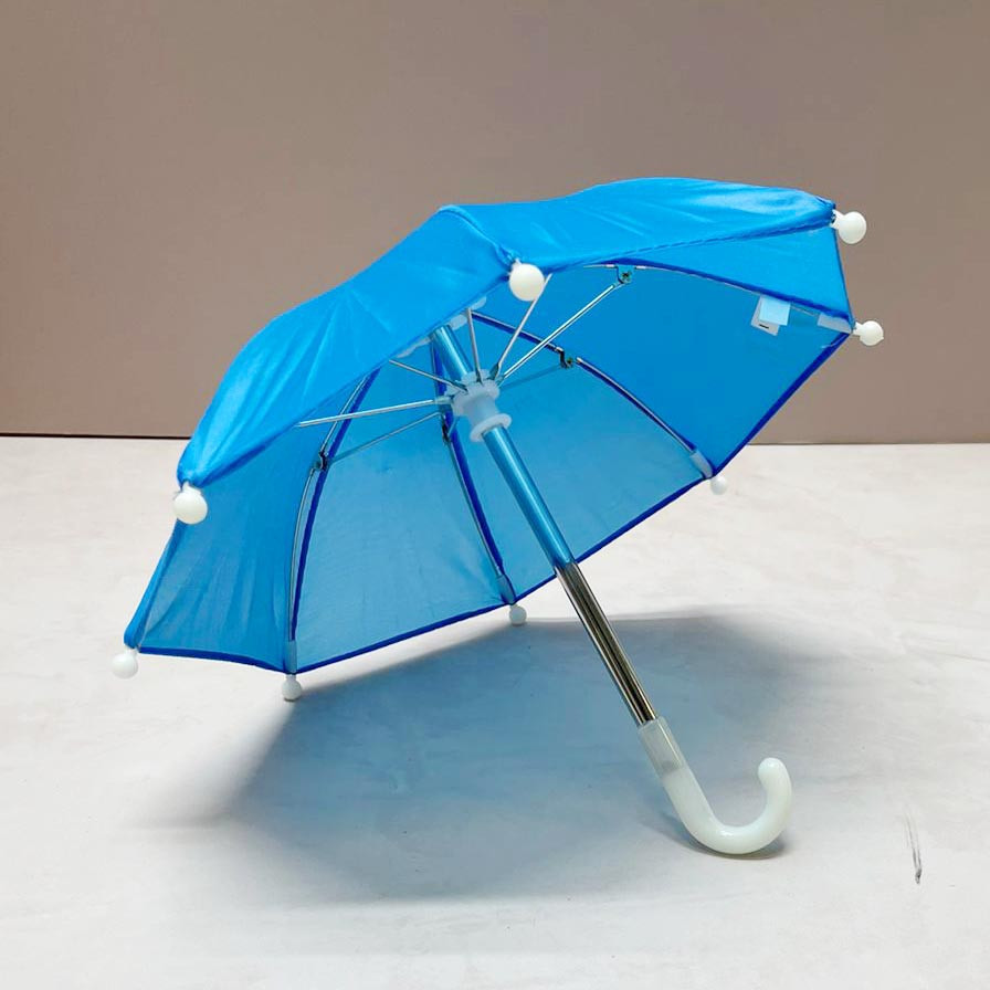 Зонтик для декора высота 22 см синий - фото 2 - id-p115312064