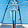 Зонтик для декора высота 22 см синий, фото 5