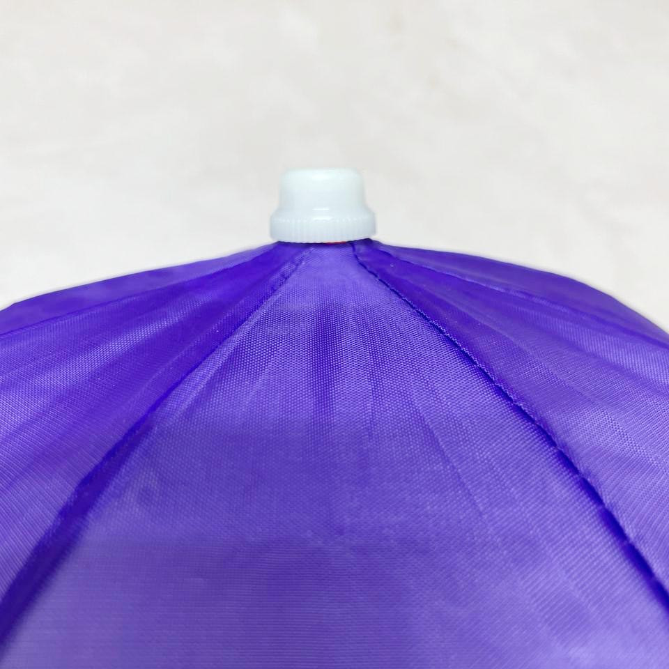 Зонтик для декора высота 22 см фиолетовый - фото 3 - id-p115312092
