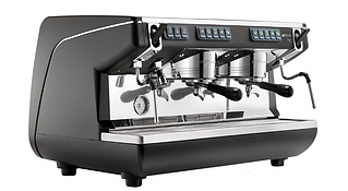 Кофемашина Nuova Simonelli Appia Life 2Gr V черная, высокие группы, экономайзер, автомат
