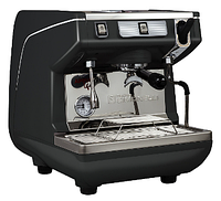 Кофемашина Nuova Simonelli Appia Life 1Gr S черная, высокая группа, полуавтомат