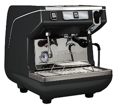 Кофемашина Nuova Simonelli Appia Life 1Gr S черная, высокая группа, полуавтомат