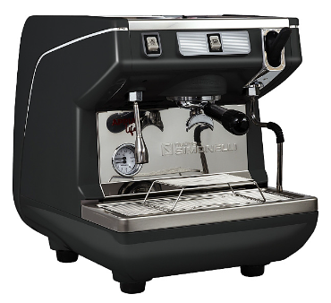 Кофемашина Nuova Simonelli Appia Life 1Gr S черная, высокая группа, полуавтомат - фото 1 - id-p115312293