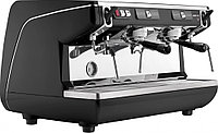 Кофемашина Nuova Simonelli Appia Life 2Gr S черная, высокие группы, экономайзер, полуавтомат