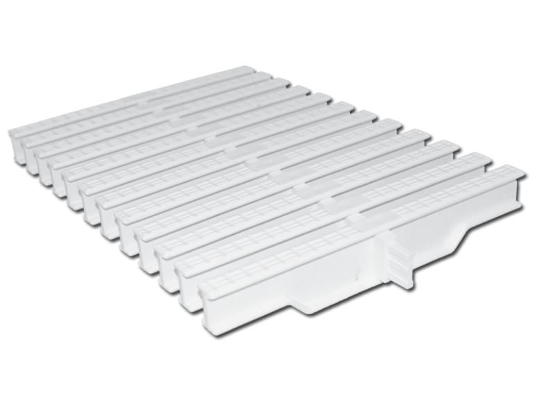 Переливная решетка для бассейна Classic Design Aqua03 (размеры = 200x25 мм, цвет - белый) - фото 3 - id-p115312397