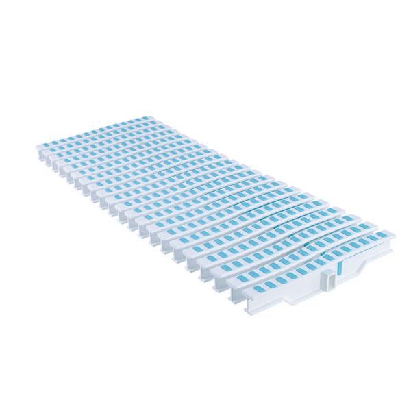 Переливная решетка для бассейна Efes Blue EF01 (размеры = 200x25 мм, цвет - бело-голубая) - фото 2 - id-p115312402