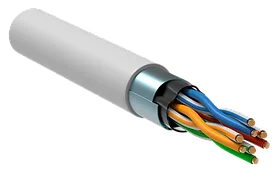 ITK Витая пара F/UTP кат.5E 4х2х24AWG solid PVCLS нг(А)-LSLTx белый (305м)