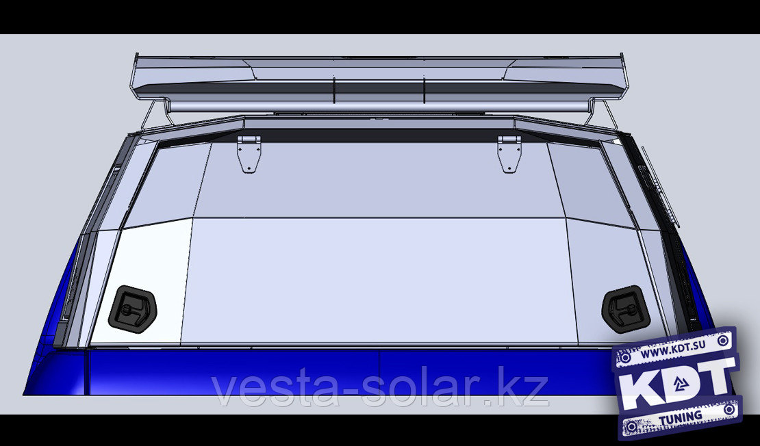 Кунг экспедиционный увеличенный трехдверный - Toyota Tundra Double Cab Long (2007-2013 г.в.) - фото 6 - id-p115313414