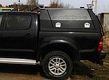 Багажник с боковыми бортами и спойлером для кунга/каркаса грузового алюминиевый - Toyota Hilux, фото 2