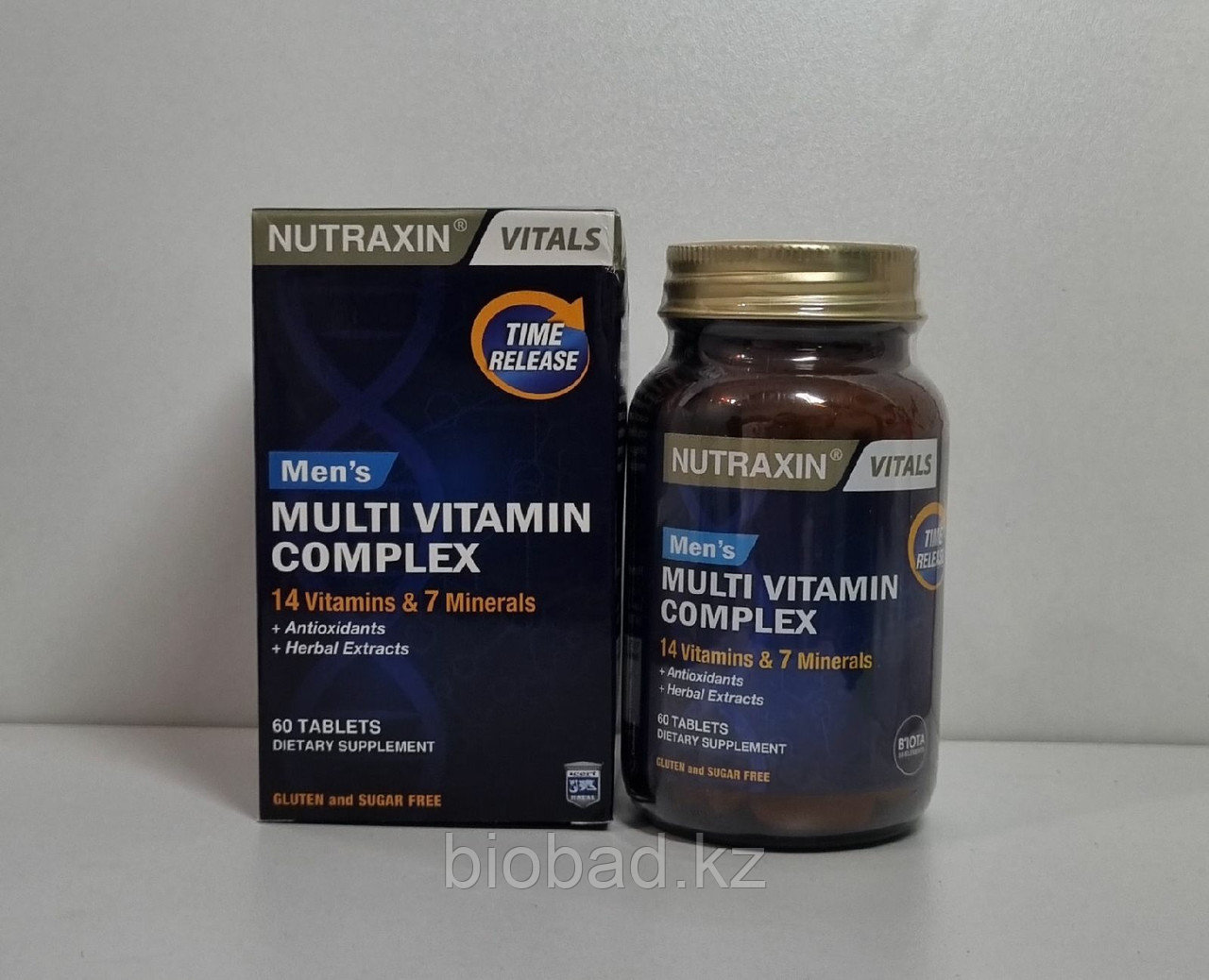 Мультивитамин для мужчин Nutraxin Vitals, 60 таблеток - фото 1 - id-p115314789