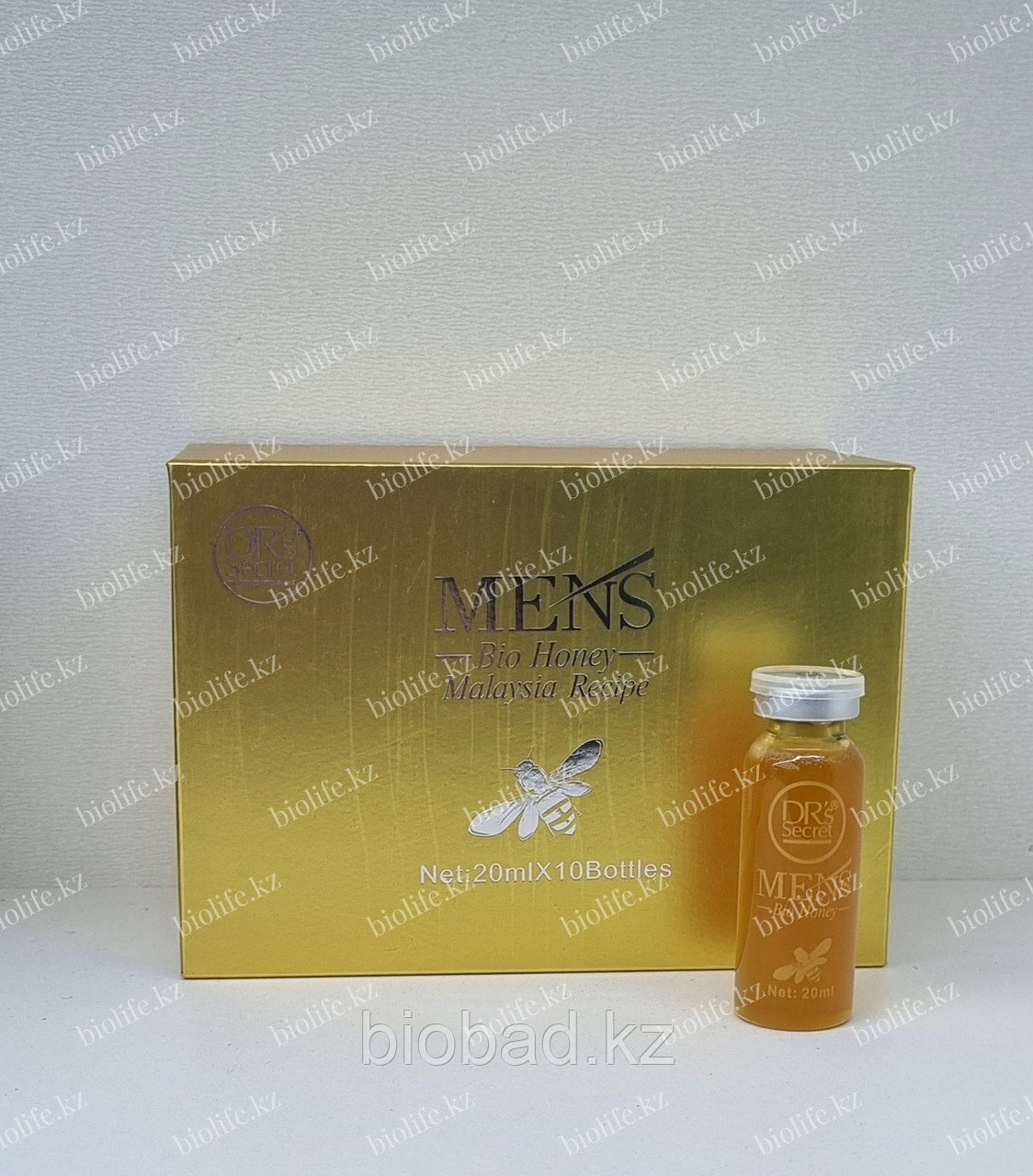 Малайзийский королевский мед биомед Men's Bio Honey Dr's Secret (1х20 гр). Для потенции, долгой эрекции - фото 1 - id-p115314984