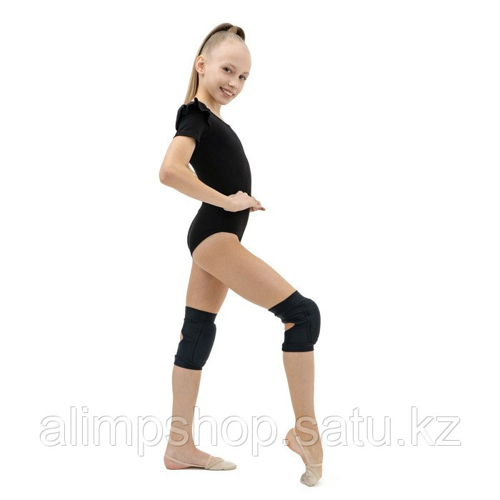 Наколенники для гимнастики и танцев Grace Dance, с уплотнителем, р. S, 7-10 лет, цвет чёрный 85 пара, M, M (11-14 лет) - фото 4 - id-p114739752