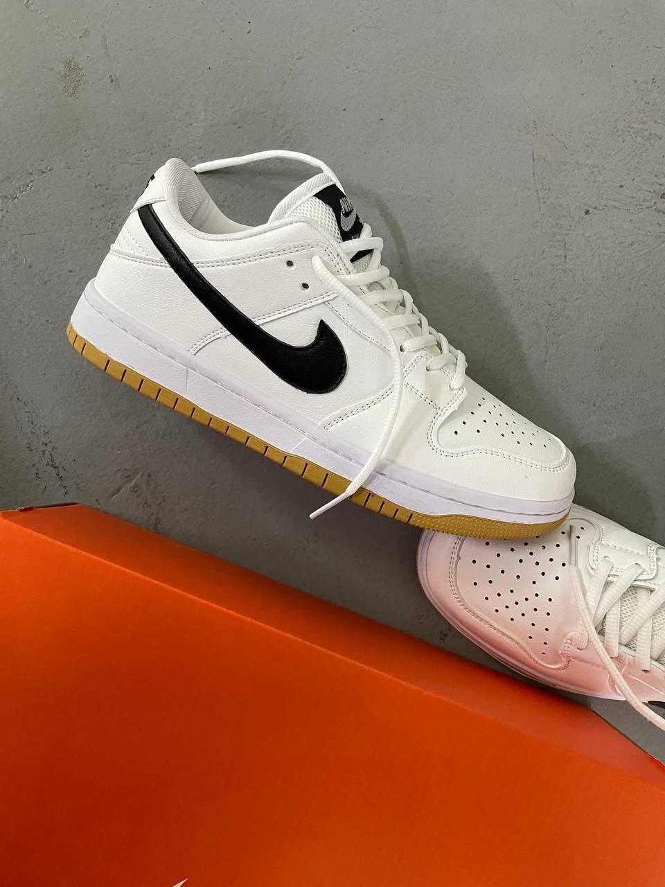 Кроссовки Nike SB Dunk Low White Gum Премиум Качество - фото 7 - id-p115315054