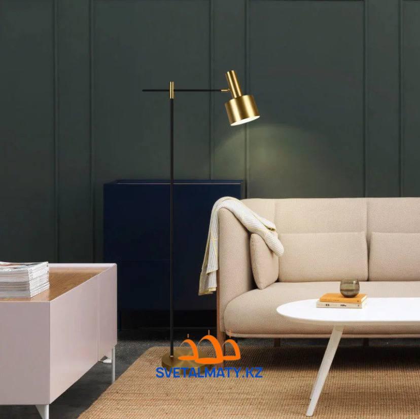 Напольная Лампа для чтения в гостиной из латуни с металлическим абажуром - фото 2 - id-p115315181