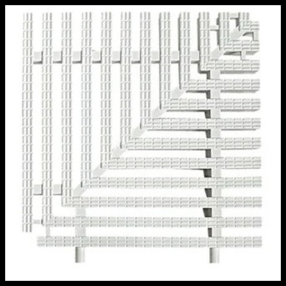 Угол переливной решетки бассейна Classic Design K120 (90° градусов, размеры = 200x25 мм, цвет - белый) - фото 1 - id-p115312410
