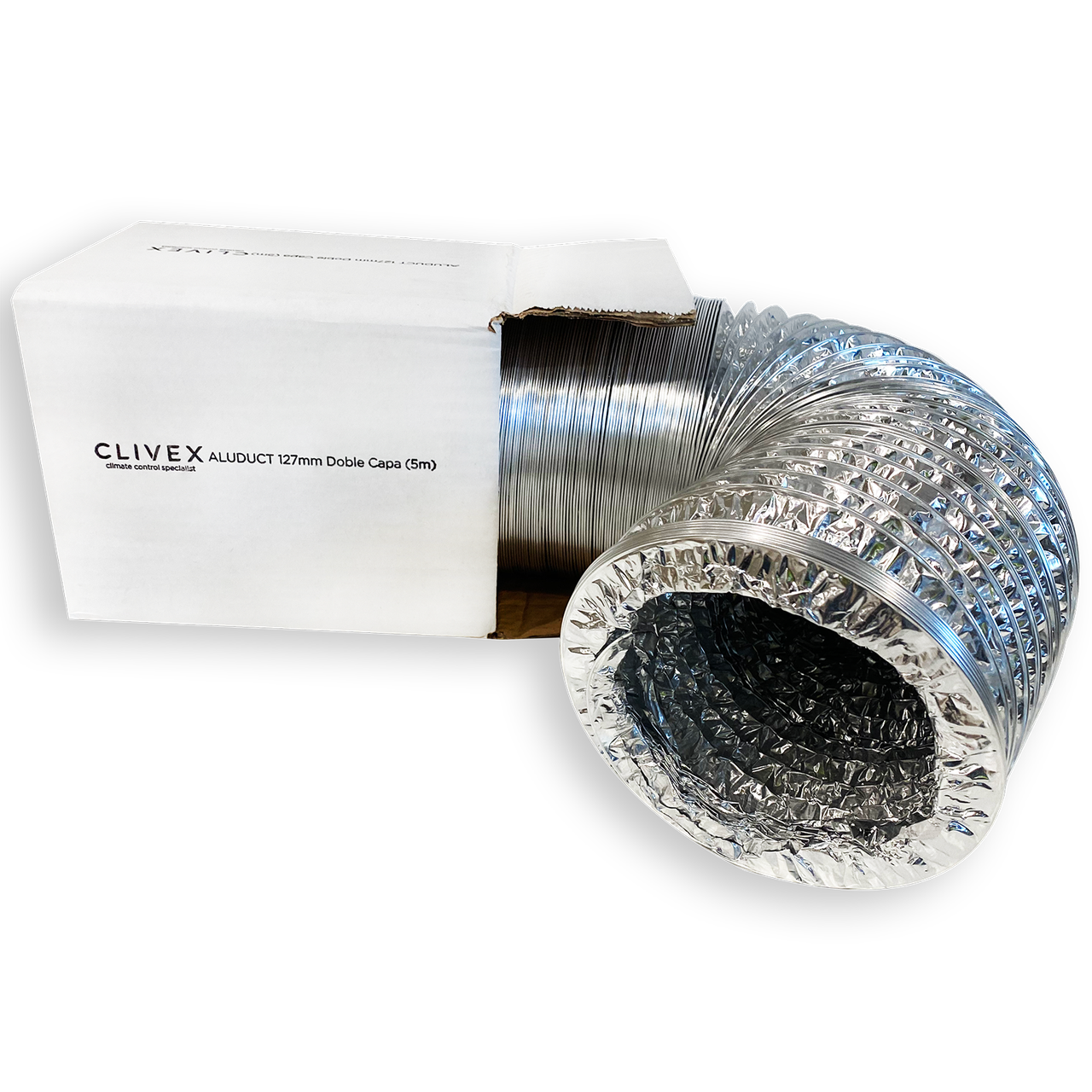 Воздуховод Clivex Aluduct Double Layer (203 mm) 5 m, фото 1