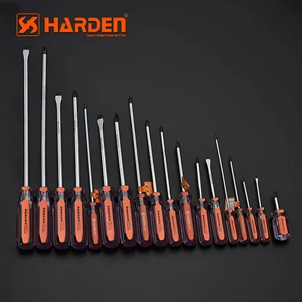 Отвертка крестовая c прорезиненной ручкой Harden PH2X200mm, фото 3