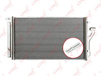 Радиатор кондиционера LYNXauto RC0057