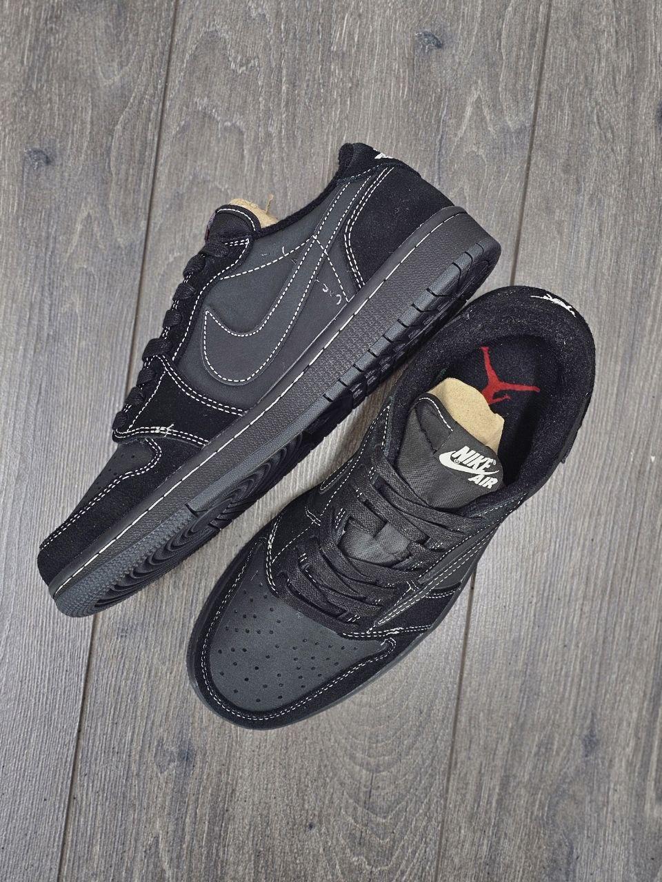 E Кроссовки NIKE Travis Scott x Air Jordan 1 Low OG SP Black Phantom - фото 5 - id-p115316372