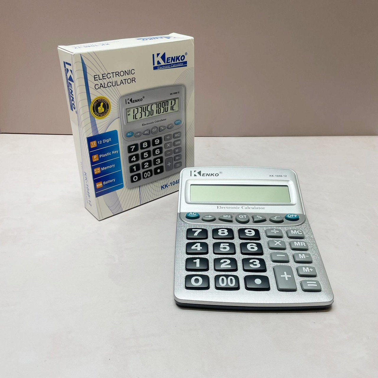 Калькулятор настольный 12-разрядный Kenko KK-1048-12