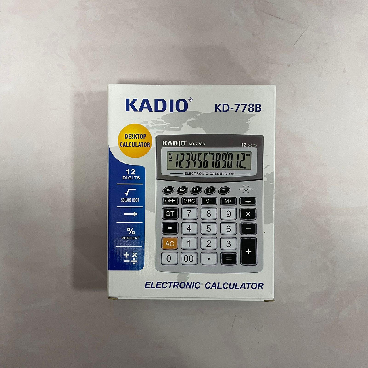 Калькулятор настольный 12-разрядный Kenko KK-778B - фото 2 - id-p115316441