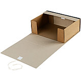 Короб архивный с завязками OfficeSpace, разборный, 120мм, клапан из переплетного картона, до 1200л, фото 2