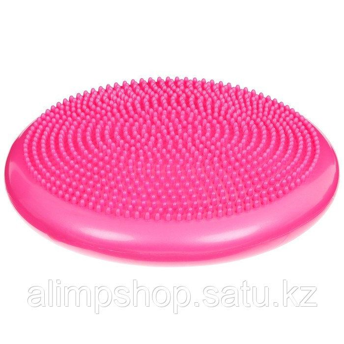 Подушка балансировочная, массажная, d=35 см, цвет Микс Розовый, Розовый - фото 1 - id-p115317093