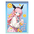 Блокнот А5 80л. на гребне BG "Стиль. Аниме", твердая подложка, фото 5