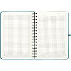 Записная книжка А5 96л., кожзам, на гребне, Greenwich Line "Just start. Cyan", твердая обложка, тисн, фото 8