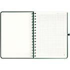 Записная книжка А5 96л., кожзам, на гребне, Greenwich Line "Just start. Green", твердая обложка, тис, фото 7