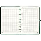 Записная книжка А5 96л., кожзам, на гребне, Greenwich Line "Just start. Green", твердая обложка, тис, фото 8