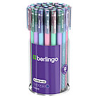 Ручка гелевая стираемая Berlingo "Haze" синяя, 0,5мм, прорезин. корпус, корпус ассорти, фото 4