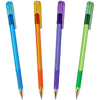 Ручка шариковая MunHwa "MC Gold LE" 0,5мм, синяя, корпус ассорти