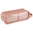 Пенал мягкий 3 отделения, с ручкой, 220*75*80 MESHU "Cute", полиэстер, ПВХ, фото 4