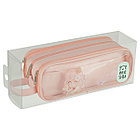 Пенал мягкий 3 отделения, с ручкой, 220*75*80 MESHU "Cute", полиэстер, ПВХ, фото 5