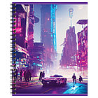 Тетрадь 96л., А5, клетка на гребне BG "Виртуальная реальность", двойная обложка, фото 5