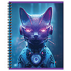 Тетрадь 96л., А5, клетка на гребне BG "Виртуальная реальность", двойная обложка, фото 8