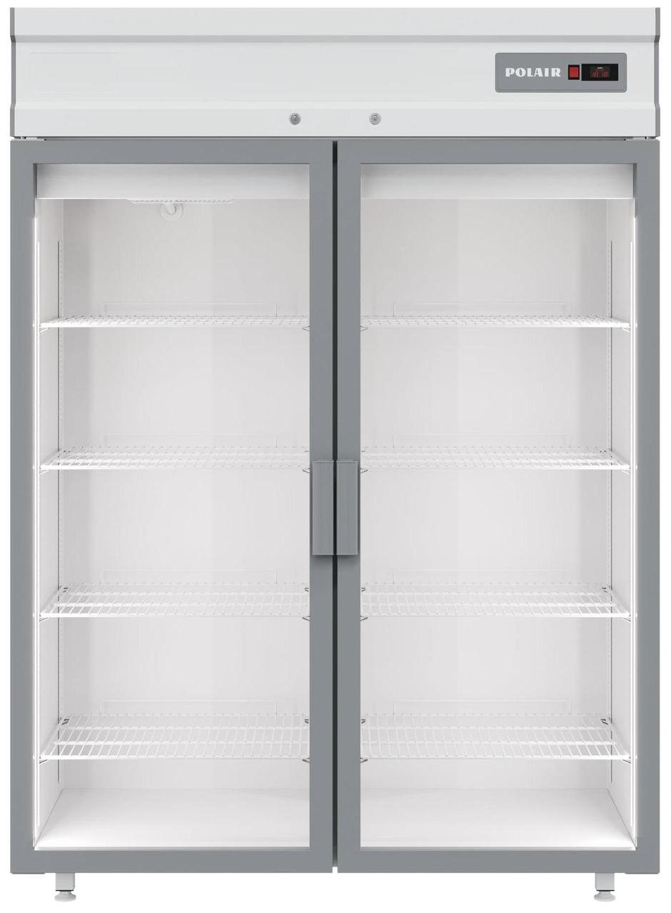 Холодильный шкаф Polair со стеклянными дверьми DM110-S без канапе (1402х695х1960 мм.), фото 1
