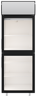 Холодильный шкаф Polair со стеклянными дверьми DM107hd-S (697х945х1960 мм.)