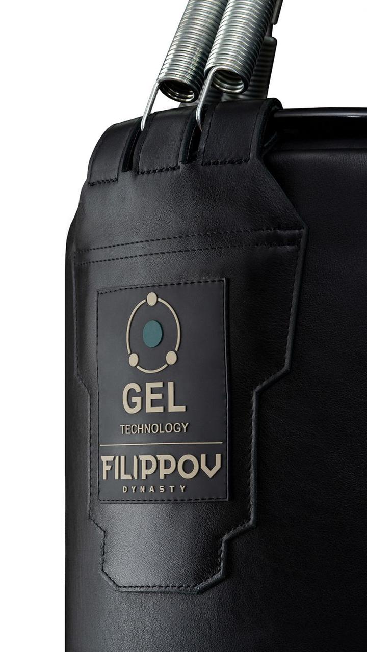 Боксерский мешок кожаный Premium Gel Filippov Dynasty (130см/40см/100кг) - фото 5 - id-p115317994