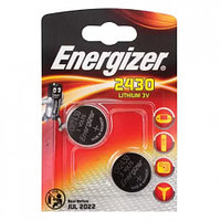 Energizer CR2430 BL2 Lithium 3V батарейка (E300830301)