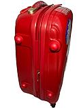 Большой пластиковый дорожный чемодан на 4-х колесах "Ambassador" (высота 79 см, ширина 49 см, глубина 30 см), фото 4