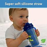 Поильник-непроливайка с трубочкой Dr.Brown's, 2 ручки, 300 мл, 12+, BPA-free, фото 5