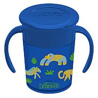 Кружка-НЕПРОЛИВАЙКА Dr.Brown'S 200 мл с 2-мя ручками,  BPA-free