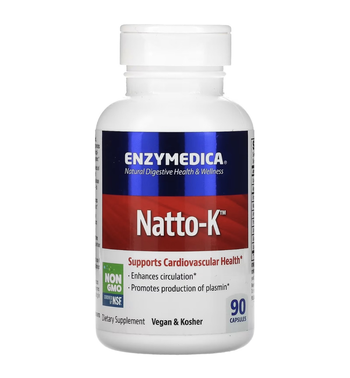 Enzymedica natto-k, для сердечно-сосудистой системы - фото 1 - id-p115323235