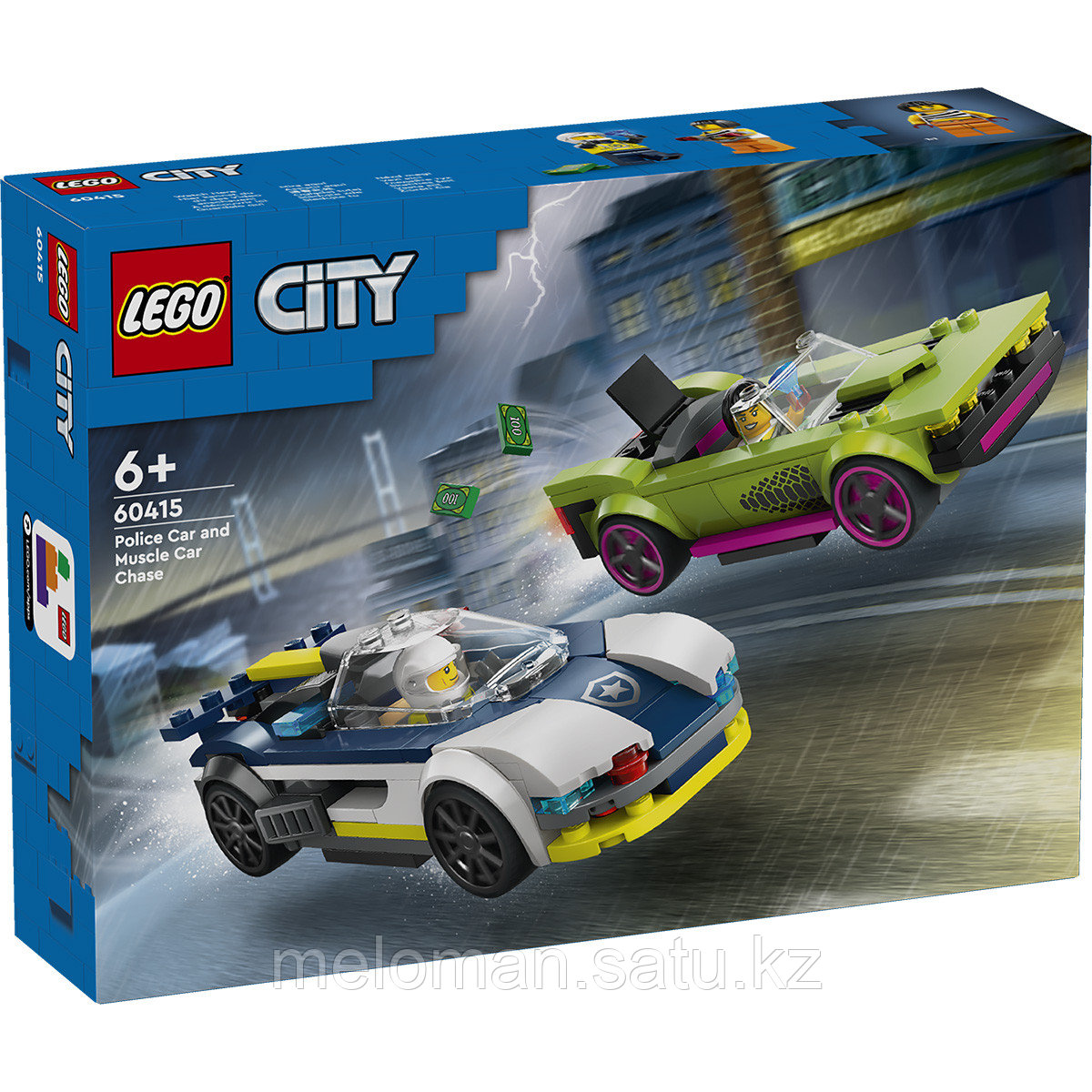 LEGO: Погоня за полицейской машиной и мускул-каром CITY 60415 - фото 3 - id-p114078938