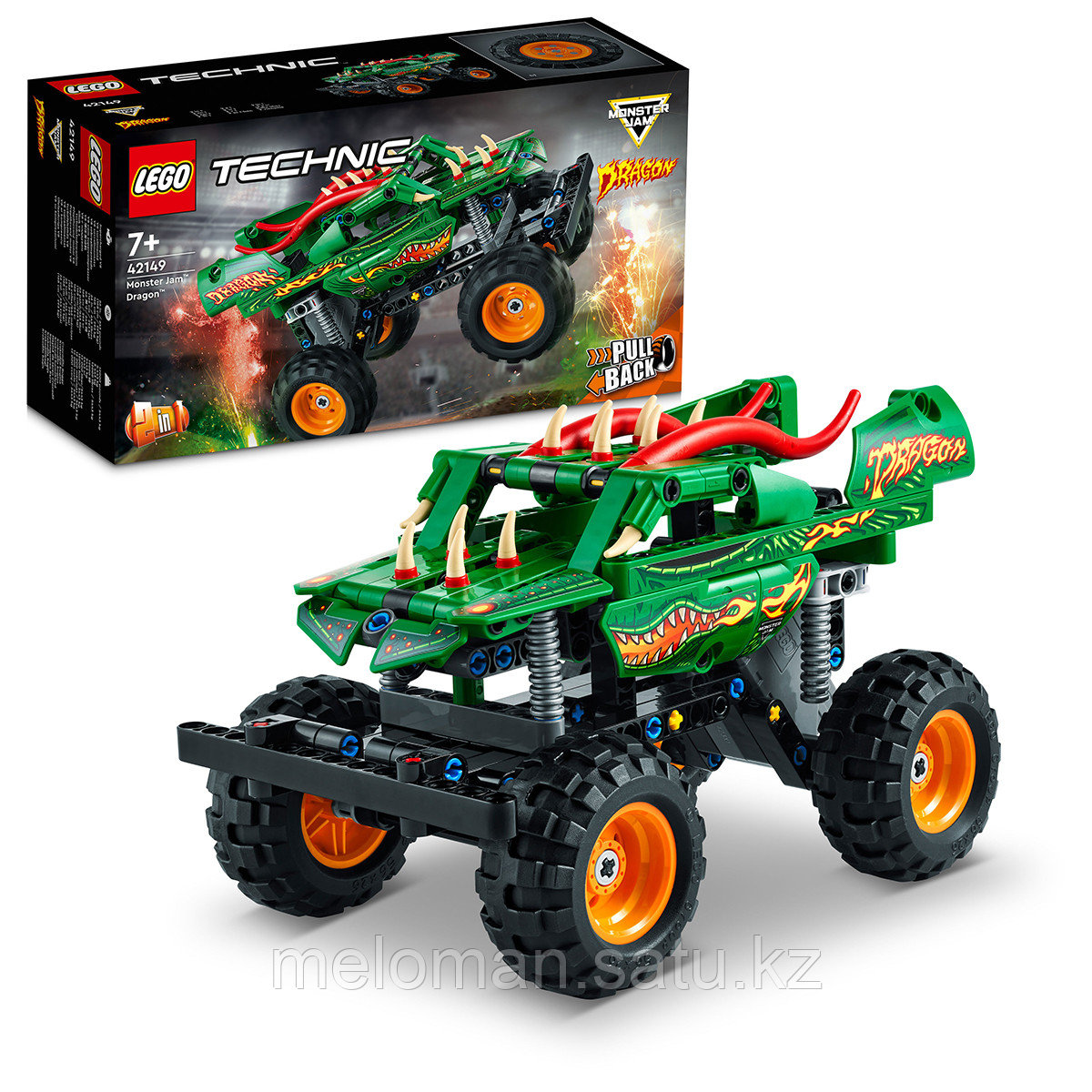 LEGO: Monster Jam Дракон Technic 42149 - фото 4 - id-p115328325