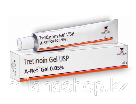Третиноин 0,5% ( Tretinoin gel Menarini ) гель от пигментации, акне, морщин и прыщей 20 гр - фото 1 - id-p115328981