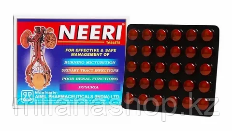 Неери ( Neeri Aimil ) мочеполовая система, камни в почках, 30 таб